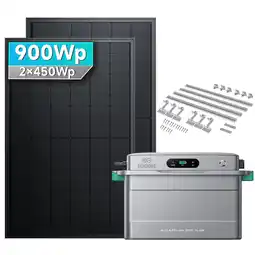 Netto Marken-Discount Solarmars 900W Balkonkraftwerk mit Speicher, Zendure SolarFlow 800 Plus - Mit Ziegeldachhalterung Angebot