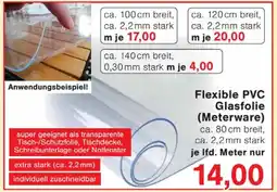 Wiglo Wunderland Flexible PVC Glasfolie (Meterware) Angebot