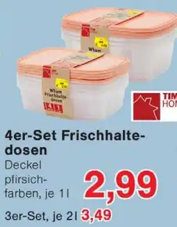 Wiglo Wunderland TIM HOME 4er-Set Frischhaltedosen Angebot