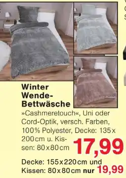Wiglo Wunderland Winter Wende Bettwäsche Angebot