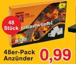 Wiglo Wunderland TIM GARDEN 48er-Pack Anzünder Angebot