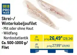 METRO Skrei-/ Winterkabeljaufilet Angebot