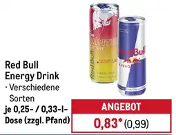 METRO Red Bull Energy Drink Angebot