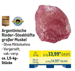 METRO Argentinische Rinder-Steakhüfte großer Muskel Angebot