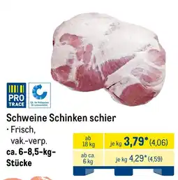METRO Schweine Schinken schier Angebot