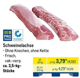 METRO Schweinelachse Angebot