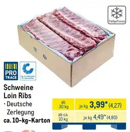METRO Schweine Loin Ribs Angebot