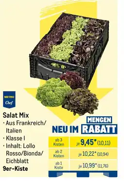 METRO METRO chef Salat Mix Angebot
