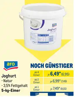 METRO aro Joghurt Angebot