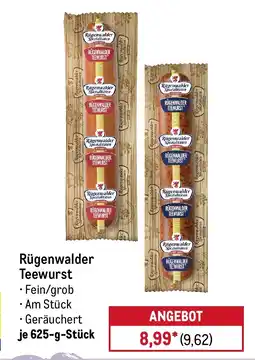 METRO Rügenwalder Teewurst Angebot
