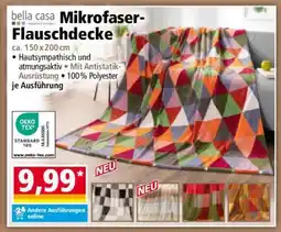Norma bella casa Mikrofaser-Flauschdecke Angebot
