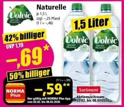 Norma VOLVIC Naturelle Angebot