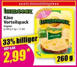 Norma LEERDAMMER Käse Vorteilspack Angebot
