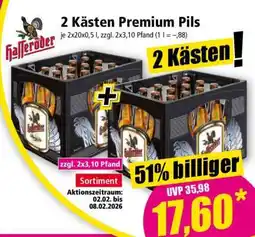 Norma 2 Kästen Premium Pils Angebot