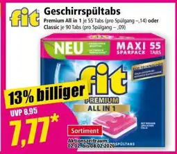 Norma Fit Geschirrspültabs Angebot