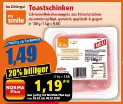 Norma Toastschinken Angebot