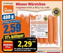 Norma Wiener Würstchen Angebot