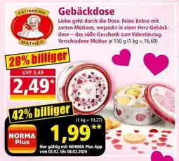 Norma Gebäckdose Angebot
