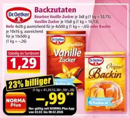 Norma Backzutaten Angebot