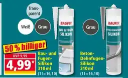 Norma Bau- und Fugen- silikon 310 ml Angebot