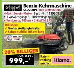 Norma Benzin-Kehrmaschine Angebot