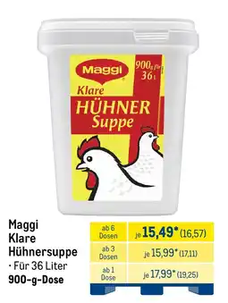 METRO Maggi Klare Hühnersuppe Angebot