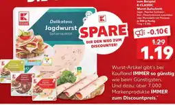 Kaufland K-CLASSIC Delikatess Jagdwurst Angebot