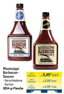 METRO Mississippi Barbecue- Saucen Angebot