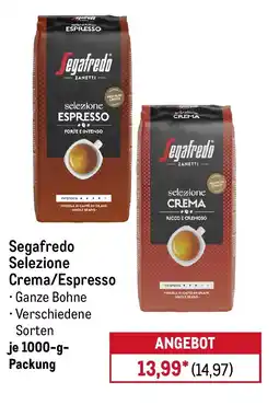 METRO Segafredo Selezione Crema/Espresso Angebot