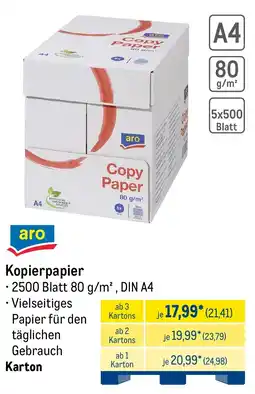 METRO aro Kopierpapier Angebot
