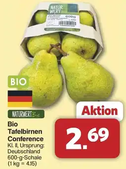Famila Nord West NATUR WERT Bio Tafelbirnen Conference Angebot