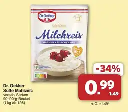 Famila Nord West Dr. Oetker Süße Mahlzeit Angebot