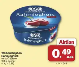 Famila Nord West Weihenstephan Rahmjoghurt Angebot