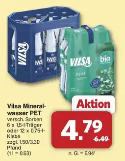 Famila Nord West Vilsa Mineralwasser PET Angebot