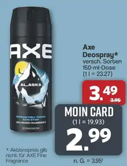 Famila Nord West Axe Deospray Angebot