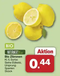 Famila Nord West NATURWERT Bio Bio Zitronen Angebot