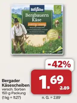 Famila Nord West Bergader Käsescheiben Angebot