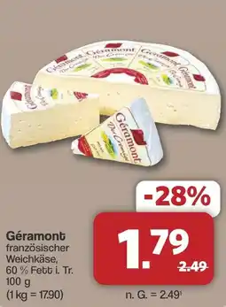 Famila Nord West Geramont Géramont französischer Weichkäse Angebot
