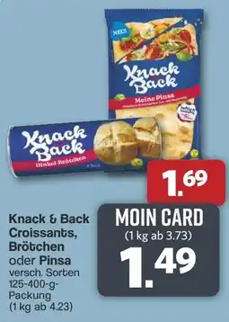 Famila Nord West Knack & Back Croissants, Brötchen oder Pinsa Angebot