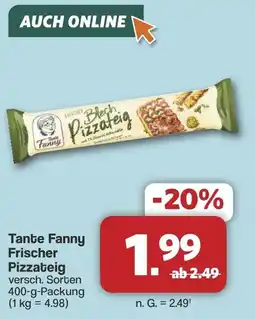 Famila Nord West Tante Fanny Frischer Pizzateig Angebot