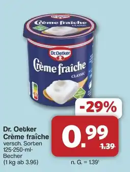 Famila Nord West Dr. Oetker Crème fraîche Angebot