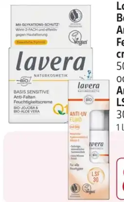 Rossmann Lavera Naturkosmetik Bio-Basis-Sensitiv-Anti-Falten-Feuchtigkeitscreme Angebot