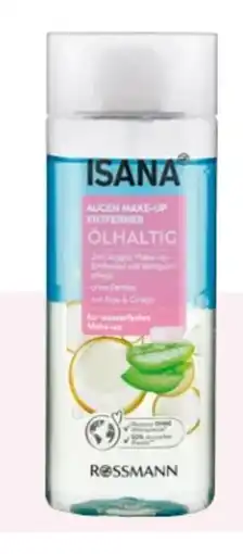 Rossmann Isana Ölhaltiger Augen Make-up Entferner Angebot