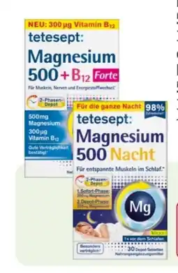 Rossmann Tetesept Magnesium 500 + B12 Angebot