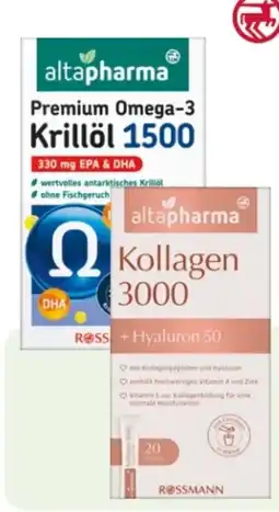 Rossmann Altapharma Premium Omega-3 Krillöl Angebot