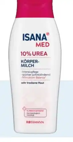 Rossmann Isana Med Körpermilch 10% Urea Angebot