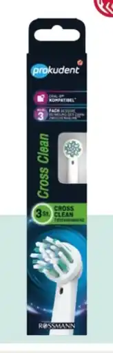 Rossmann Prokudent Aufsteckzahnbürste Cross Clean Angebot
