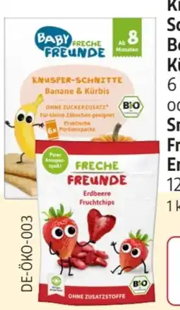 Rossmann Erdbär Freche Freunde Knusper-Schnitte Banane & Kürbis Angebot
