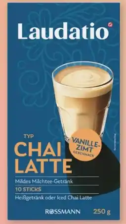 Rossmann Laudatio Chai Latte Angebot