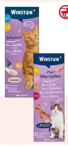 Rossmann Winston Katze Schleckerli Angebot